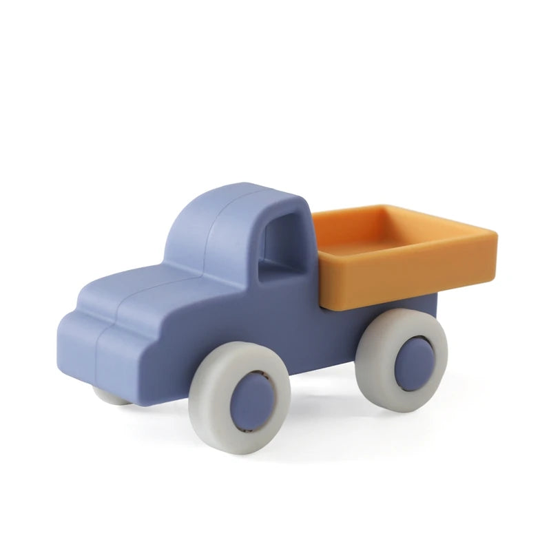 Chewy Cruiser Teether-Dusty Blue Truck